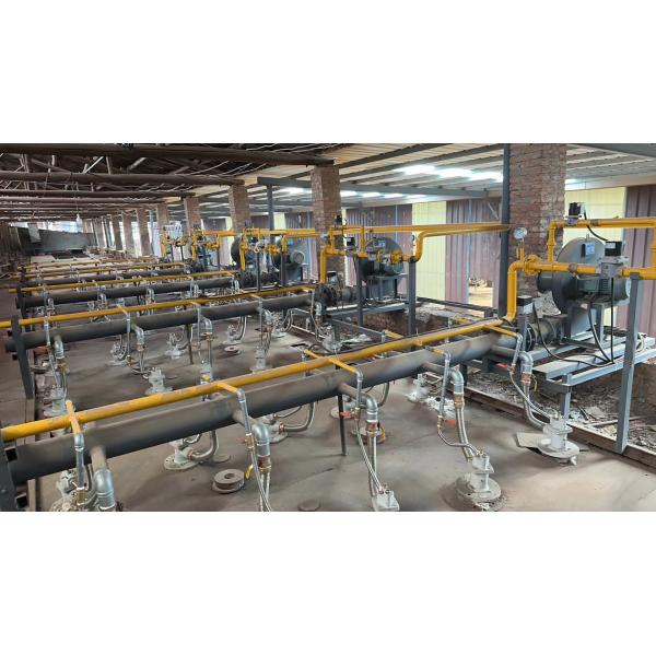 Промышленное предприятие кирпича печи Hoffman машины кирпича природного газа горя