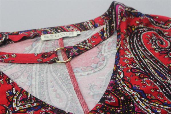 Thin Women'S Plus Size Short Sleeve Shirts / Long Dressy Tops OEM / ODM