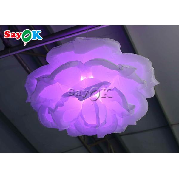 La décoration de allumage gonflable d'étape de mariage a mené Rose Flower