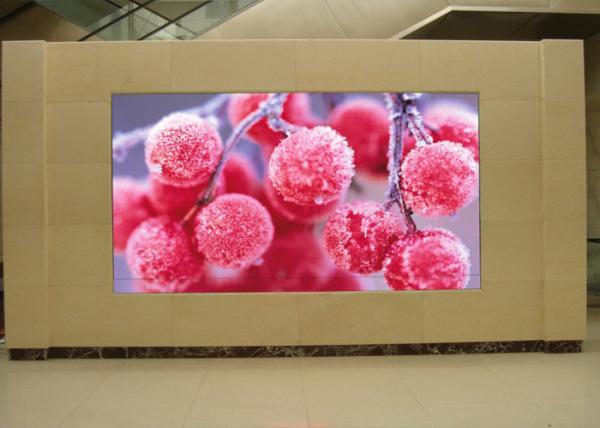 RGB SMD Advertising Indoor Fixed LED Screen 160000 dot/㎡ Density