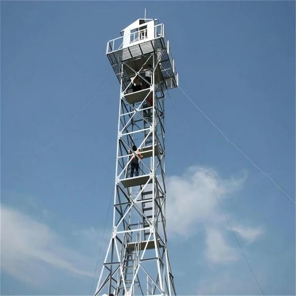 Customized Size Prison Security Tower Watchtower Tower Steel By Fire Protecting /agricultural Irrigation/telecommunication Tower
