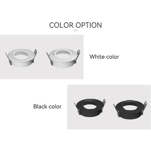 MR16 Waterproof Recessed Light Housing Cutout 68mm Anti Glare Angle Adjustable