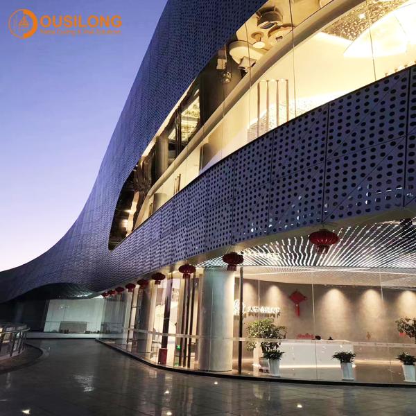 Акустические строя алюминиевые потолка стены декоративные пефорированные/алюминиевые панели с высекать CNC