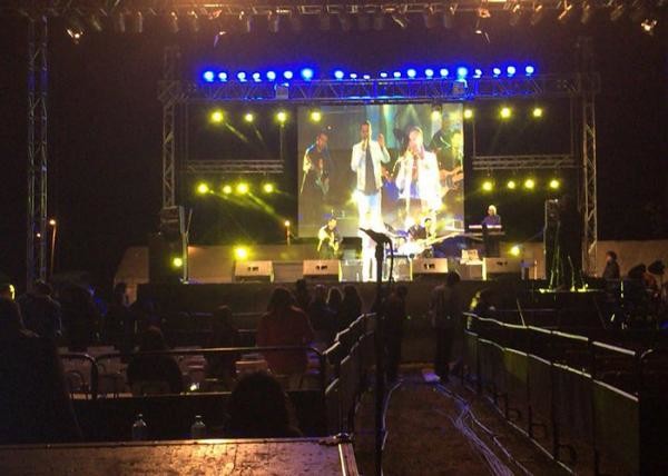 Indoor Music Show Stage LED Screen P6.25 40dots * 40dots Module Resolution