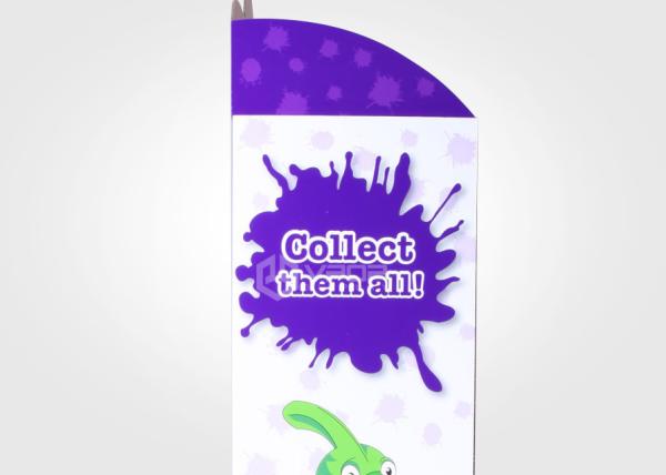 Eco - Friendly Cardboard Display Shelves , 3 Shelves Corrugated POP Floor Displays