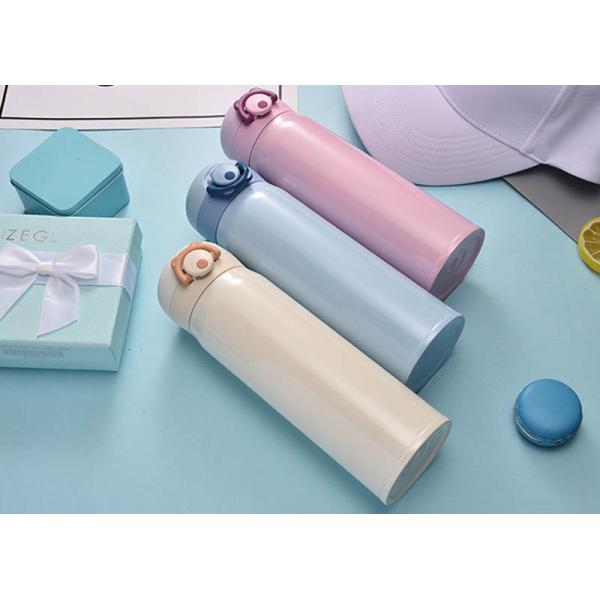 Solid Color Kitchen Household Items Stainless Steel Vacuum Cup Straight Body