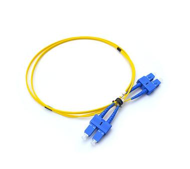 SC UPC SC UPC SM Fiber Optic Jumper 2.0mm LSZH 3m ISO9001 Certification