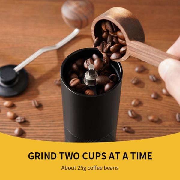 Burr Small Handheld Mini Hand Coffee Grinder Aluminium Alloy Portable CE