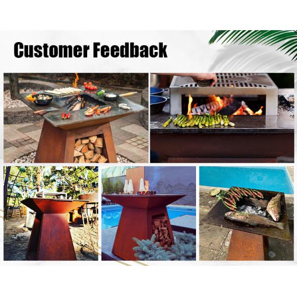 Garden Outdoor Teppanyaki Bbq Grill Big Size Multifunctional With Cooking Ledge