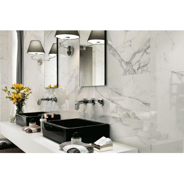Black Lines Marble Stone Slab Natural  For House Decoration Polished
