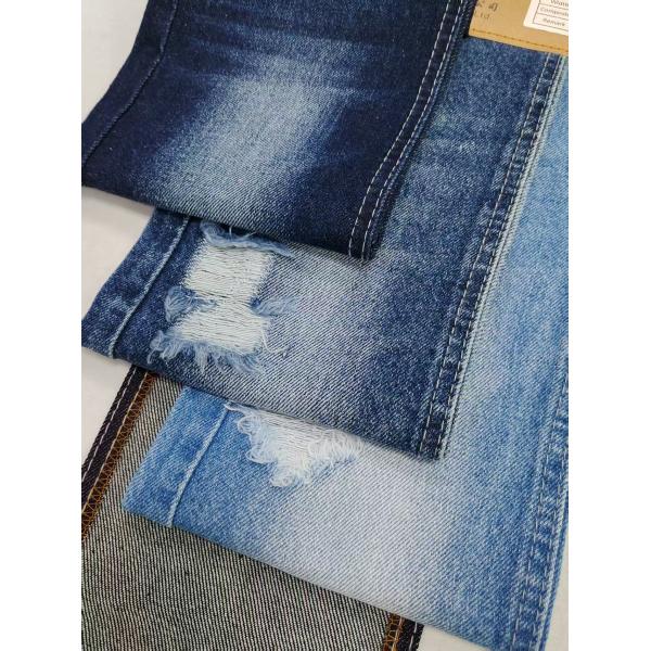 Low Shrinkage 80%Cotton TWILL Style Denim Fabric DARK INDIGO For Women Jeans Or Boys Pants