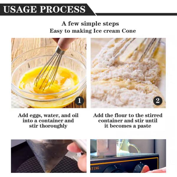 Электрическая вафлевая машина 1300 Вт для закусочных