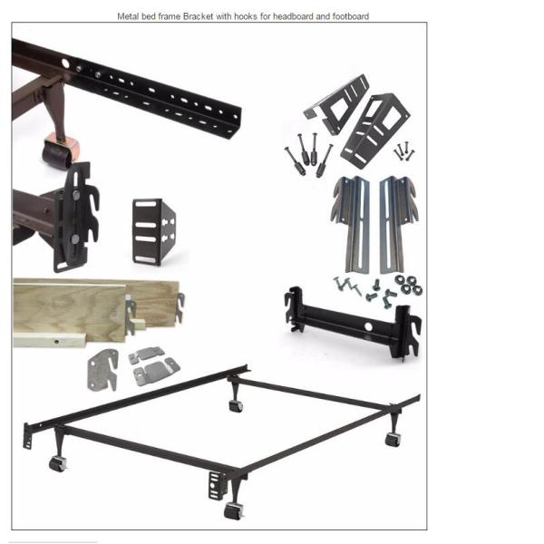 Modern Simple 40mm Width Heavy Duty Furniture Connector Bed Frame Corner Bracket