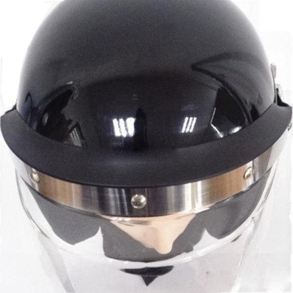 Черные анти- Абс раковины шлема бунта и ПК забрала для поддержания общественного порядка полиции