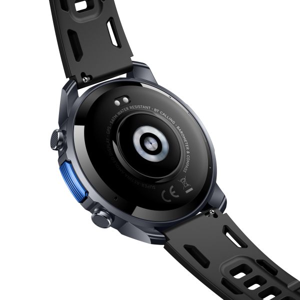 KW300 GPS Sport Smartwatch with AMOLED Display 5ATM Waterproof