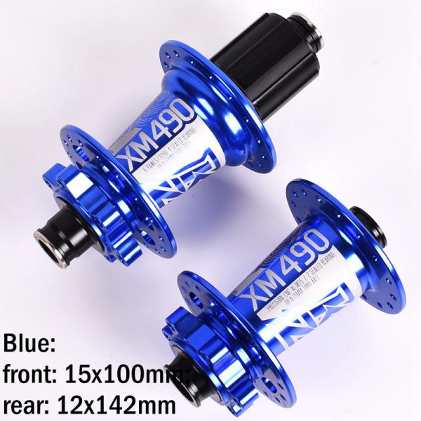 2021 Koozer XM490PRO 4 Bearing MTB Mountain Bike Hub Rear 12x142mm Thru 32 Holes Disc Brake Bicycle