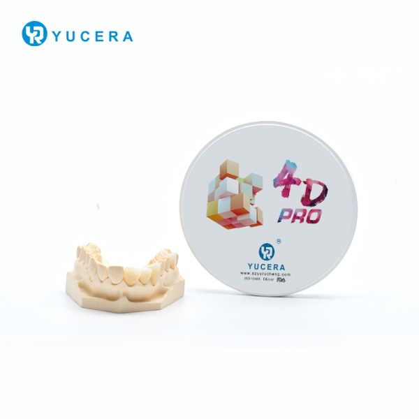 Best Selling Yucera 4d Pro Multilayer Zirconia Disc Ceramic  for Cad Cam for CE ISO for Lab