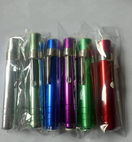 10 Pieces Of Color Box PDQ Package Pen Styple Aluminum Alloy Chalk Holder