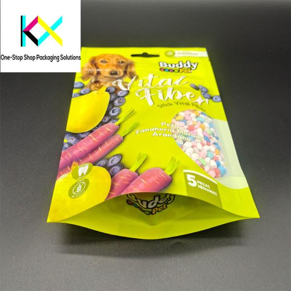 130um Thickness Stand up Pouch with Digital Printing for Pet Food Packaging Bags