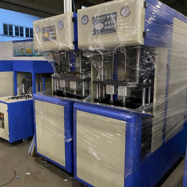 DELTA PLC Semi Auto Pequeno Pet de plástico beber água suco garrafa frasco fabricante de alongamento sopro sopro máquina de moldagem