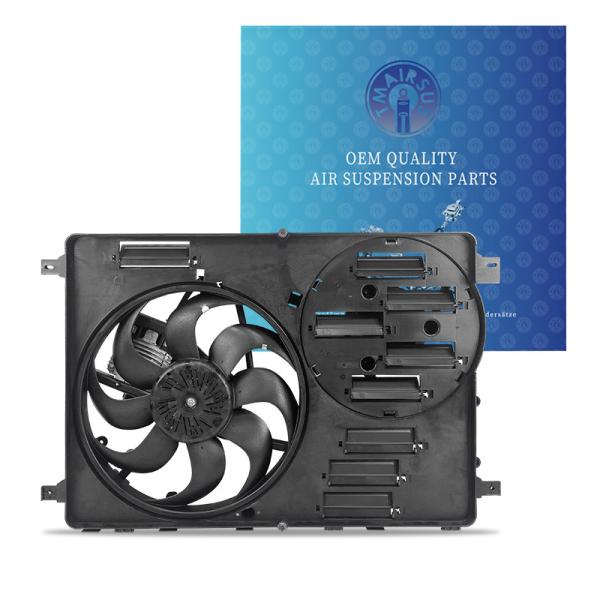 Potente ventilador de enfriamiento de alambre largo 600W auxiliar radiador auxiliar para automóviles