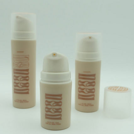 JL-AB105C All Plastic Mono Airless Containers Cosmetics 15ml With Snap On Sealing