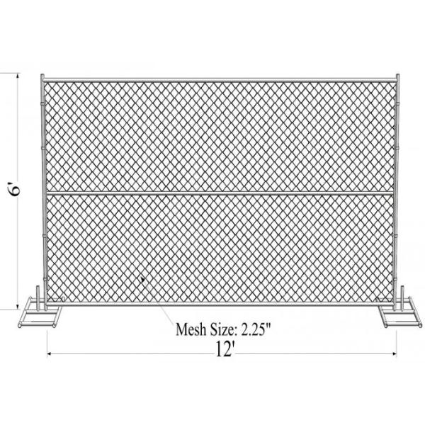 chain link temporary fence