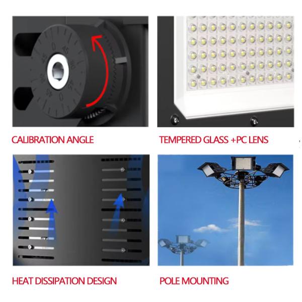 MECREE musco 1000W LED Floodlight for Football Field Lighting and circuitry design