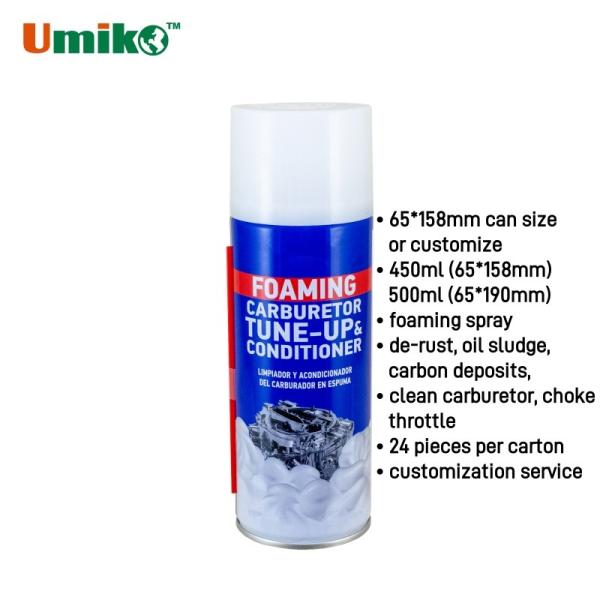 Customized Carburetor Foam Cleaner Spray 450ml For Engine Tune-Up