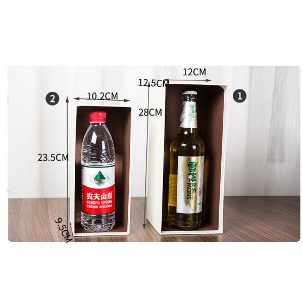 Заказ на заказ Пустой картонный свадебный подарочный ящик с галстуком и лентой