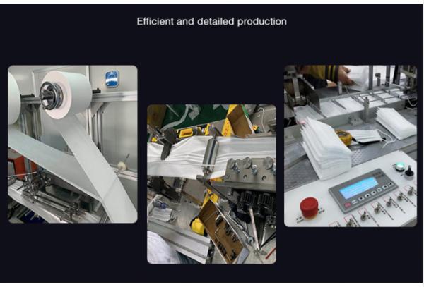 Multifunctional N95 Mask Making Machine , Automatic Face Mask Making Machine