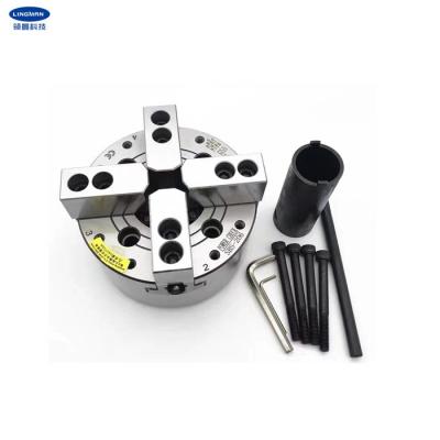 Torno hidráulico Rounter do CNC de Chuck For de 4 maxilas que grava a máquina de trituração