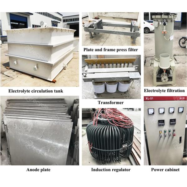 0.3-10 Ton/Day Capacity Copper Electrolysis Production Line for Copper Cathode Making