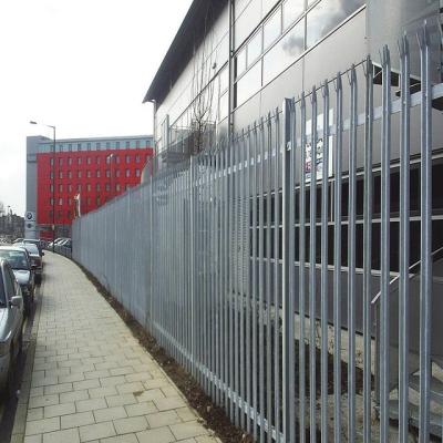 New design cheap price D type w type  palisade fence for garden and industry
