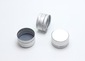 Theft Proofing Aluminum Ropp Caps 20mm Silver Color With Rubber Gasket