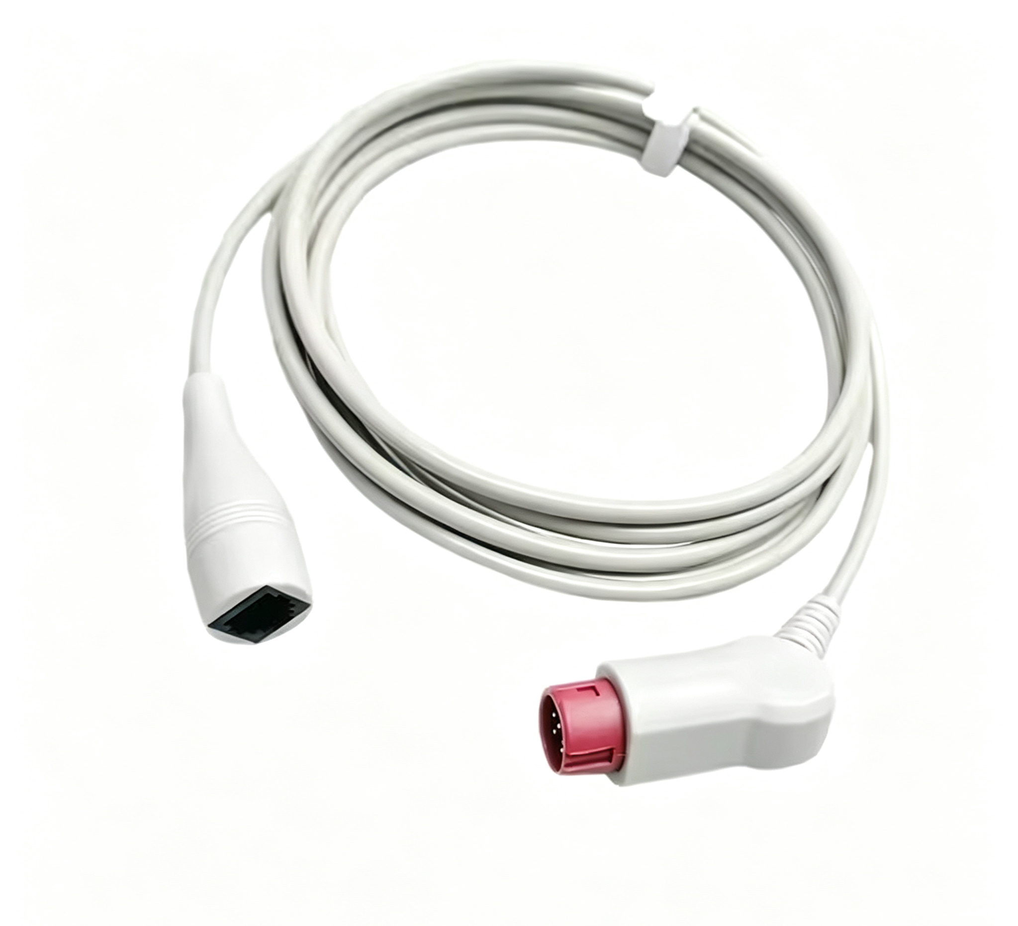 3.2 Meter IBP Transducer Cable Medical TPU Mindray IBP Cable 12 Pin