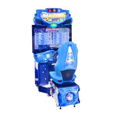 machine électronique de vente supérieure de jeu de courses d'automobiles de machine de jeu de voiture de course de volant 3d