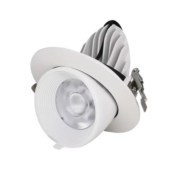 AC Power Supply LED Down Light for Home Shop Office Adjustable Angle and High CRI95