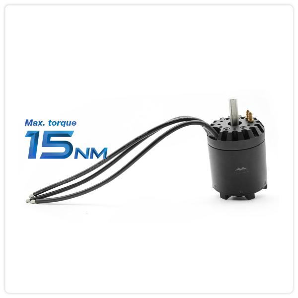 83100 Motor sin escobillas de corriente continua de gran empuje, torque de refrigeración por agua para patineta eléctrica fuera de carretera