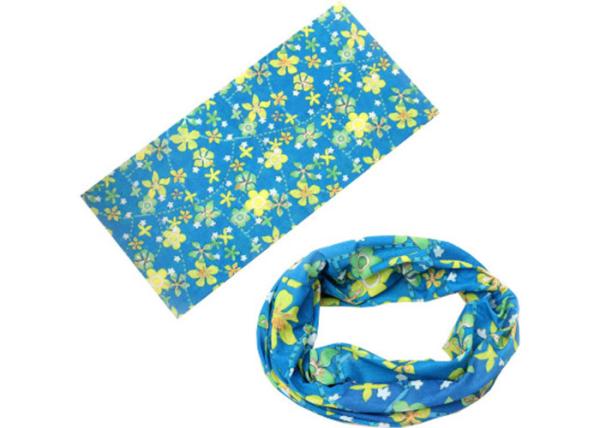 Good Air Permeability  Tubular Headwear Fish Logo Bandana Seamless Connect