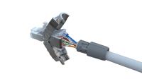 MPTL CAT6 a protégé CAT trapézoïdal 6A de Jack Modular Plug Terminated Link