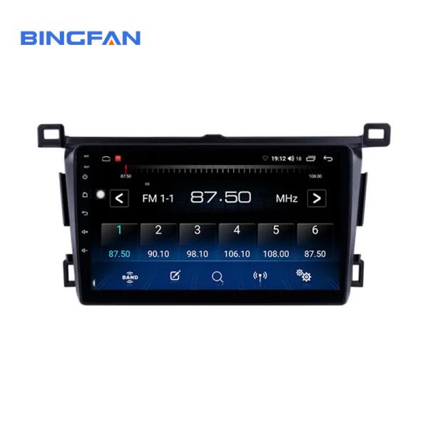 HD 1024*600 Pantalla táctil GPS Tracker Cuadro Kit Dvd Radio de coche Android Jugador Para Toyota RAV4 2013-2018