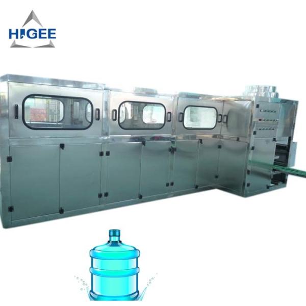 5 Gallon Bucket Drinking Water Bottle Filling Machine 300 Bph Filling Speed
