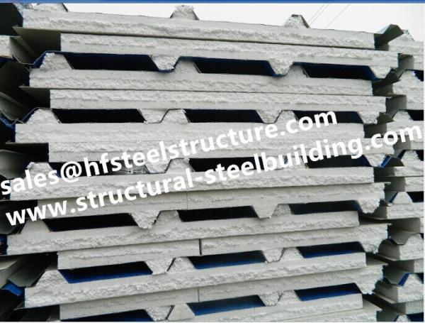 EPS Sandwich Cold Room Panel Width 950mm Used For Wall and Roof Decoration