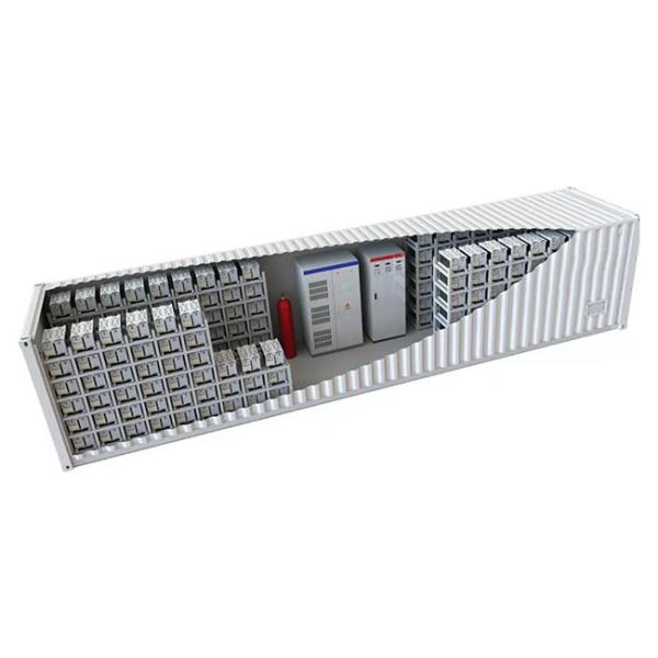 батарея системы 1MW 2MWH LiFePo4 накопления энергии батареи 40ft Containerized