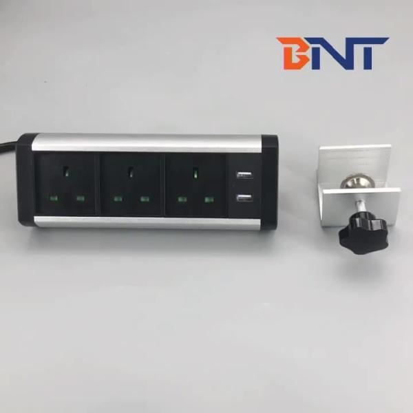Aluminum alloy fixed on table clamp socket for office table