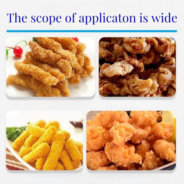 Customized Meat Grinder for Crispy Chicken Nugget Flouring Machine Production Line