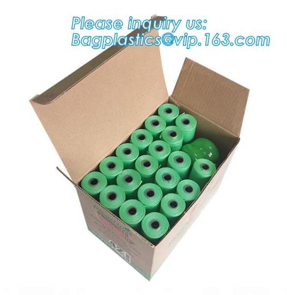 Pet Supplies Cheap Dog Poop Bags Pet Waste Bags Refill Rolls Pet Garbage Bag with Dispenser, Disposable Biodegradable Pe