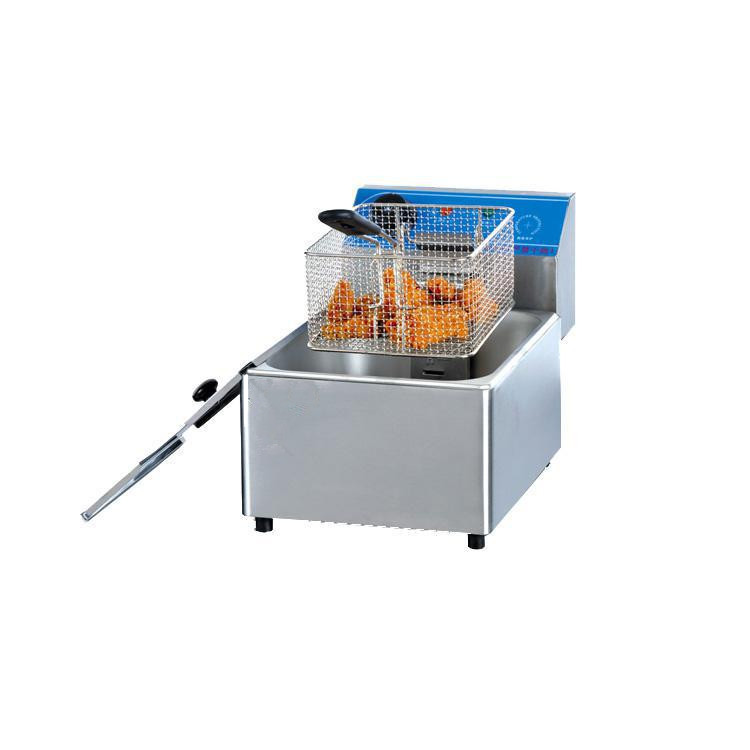 Нержавеющая сталь 304 Fryer 8L индукции Kitchener ресторана встречная верхняя одиночная/201
