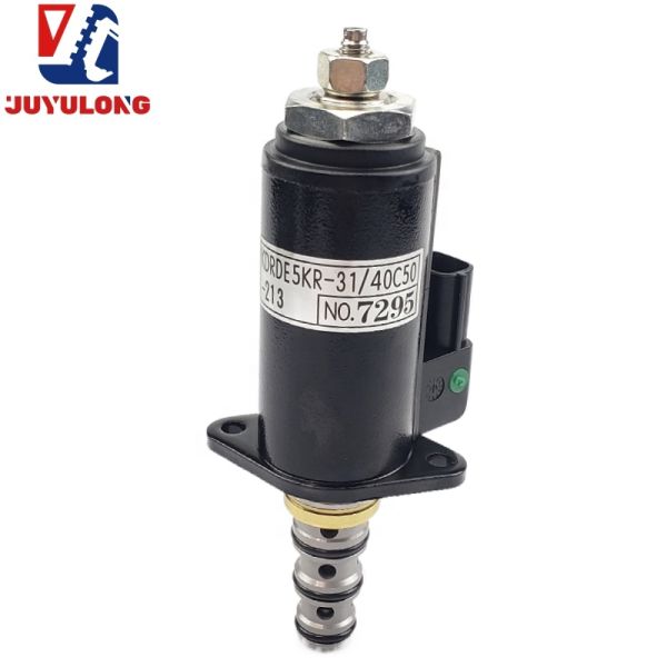 JUYULONG Two-Speed Solenoid Valve for KobelCO SK200 250 260-6E-8 31/40C50-213 Excavator Compatible Construction Machinery Part